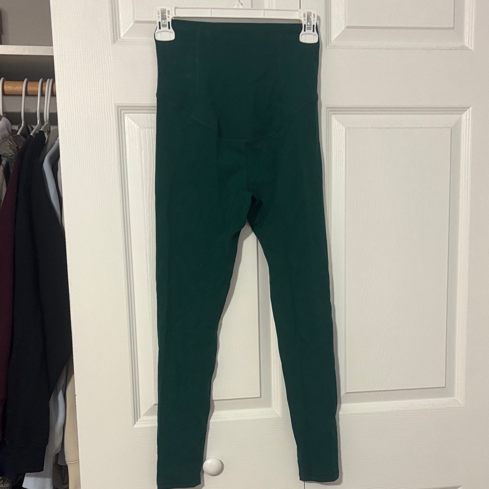 Hatch Forest Green High-Waist Leggings